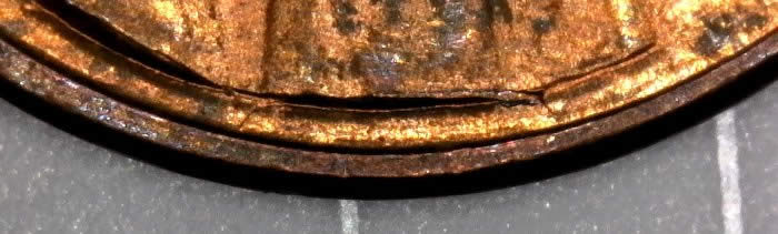 1984-P-Lincoln-Cent-With-Rim-To-Rim-Die-Crack